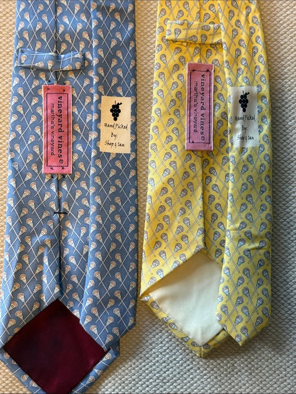 Vineyard Vines Boys' Lacrosse Ties- set of two like new!